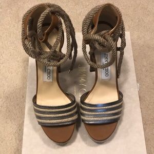 Jimmy Choo Mayje Rope Platform Sandal